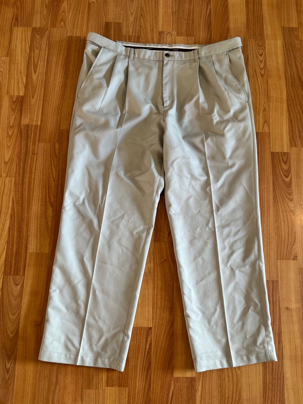 Haggar Classic Men's Pleated Dress Pants - khaki
